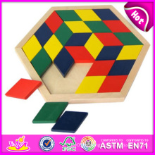 Новый деревянный блок головоломки игрушки 2014, высокого качества деревянный блок головоломки игрушки, горячие продажи деревянный блок головоломки игрушки W13A048